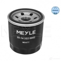 Масляный фильтр MEYLE Chevrolet Spark 3 (M300) Хэтчбек 1.0 68 л.с. 2010 – 2024 BY88QW 29-14 322 0002 MOF009 6