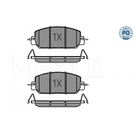 Тормозные колодки дисковые, комплект MEYLE B RBGQL 025 227 9717/PD 1439897373 - Изображение 2