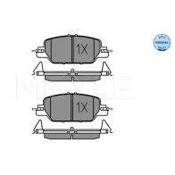 Тормозные колодки дисковые, комплект MEYLE 025 228 5216 1439897374 N53P DND - Изображение 2
