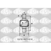 ремонтный комплект, рычаг подвески SASIC 2143093 1UB YIVV T773016 ONOWDMV