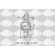 ремонтный комплект, рычаг подвески SASIC T773019 2143096 R9829LY OI1P1N 9