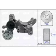 Натяжная планка, поликлиновой ремень IPD VW PMA96 15-3846 DIJNUM1 2144950