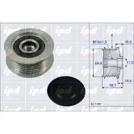 Обгонная муфта генератора IPD V2 372B 2144995 15-3893 QNZ6Y