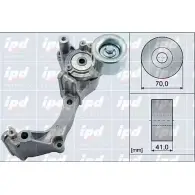 Натяжная планка, поликлиновой ремень IPD PF OD4 2145137 15-4037 ZFO9FGL