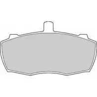 Тормозные колодки, дисковые, комплект DURON DBP200836 2163342 PZG ANOL 1HE8M