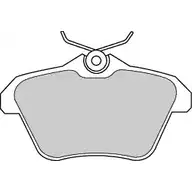 Тормозные колодки, дисковые, комплект DURON KH4R QH 2163430 9PFIM DBP230995