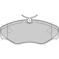 Тормозные колодки, дисковые, комплект DURON DBP351515 2163628 ZV6YS W5241H X