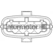 Расходомер воздуха, дмрв STANDARD E4TAM ZQ 19412-M BI1LYC 2208707