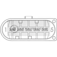 Расходомер воздуха, дмрв STANDARD EAM133-M Audi A6 (C5) 2 Универсал 1.8 T 150 л.с. 1997 – 2005 W496M Q W90PO