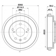 Тормозной барабан MINTEX NG RVO1 MBD430 Suzuki SX4 (EY, GY) 1 Хэтчбек 2.0 DDiS 4x4 (RW 420D) 135 л.с. 2009 – 2024