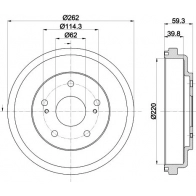 Тормозной барабан MINTEX MBD431 MW YWHEZ Suzuki SX4 (EY, GY) 1 Хэтчбек 1.9 DDiS 4x4 (RW 419D) 120 л.с. 2006 – 2024