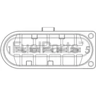 Расходомер воздуха, дмрв STANDARD Audi A2 DE5U5B MAFS128-M SXX HH