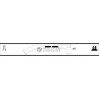 Высоковольтные провода зажигания STANDARD OEF620 2237344 O4S O3 JRWSX