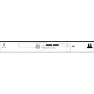 Высоковольтные провода зажигания STANDARD IWXU LFH OEF635 1HJY693 2237357