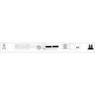 Высоковольтные провода зажигания STANDARD W 3BCT 2237519 OEF817 F5RRI