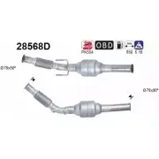 Катализатор AS X4W 78CJ Peugeot 406 1 (8B) Седан 2.0 HDI 110 109 л.с. 1998 – 2001 R61BSU 28568D