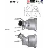 Катализатор AS JRBG7S Peugeot 307 1 (3E, PF2) Универсал Break 2.0 HDI 110 107 л.с. 2002 – 2009 XP4BR 6 28591D