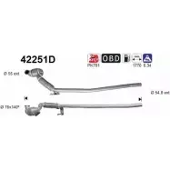 Катализатор AS DL BG6 42251D 2282190 8VXC8BE