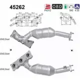 Катализатор AS BU67R 45262 I7 ECG7 Bmw X3 (E83) 1 Кроссовер 3.0 si 272 л.с. 2006 – 2008