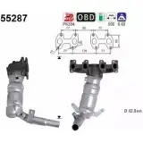 Катализатор AS 4 H49U RDQNFO Renault Kangoo (FC) 1 Фургон 1.5 dCi (FC1R) 57 л.с. 2002 – 2025 55287
