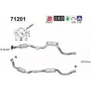 Катализатор AS 5GF4A Y 71201 Mercedes M-Class 1LRMB