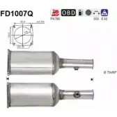 Сажевый фильтр ОГ AS WTFB6 Citroen C5 2 (RE, PF3) Универсал 2.0 HDi (RERHRH) 136 л.с. 2004 – 2025 GB VPB1 FD1007Q