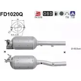 Сажевый фильтр ОГ AS S0C7R Renault Megane (KM) 2 Универсал 1.9 dCi 131 л.с. 2005 – 2009 5BDJ C FD1020Q