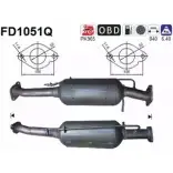Сажевый фильтр ОГ AS PPH7E4 2282785 5DQ7 V FD1051Q