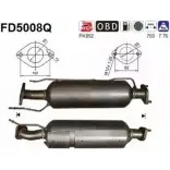 Сажевый фильтр ОГ AS CG 8GO9 FD5008Q QPGB5M 2282804