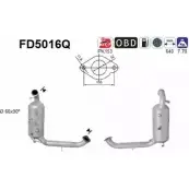 Сажевый фильтр ОГ AS JEK4MF 2282814 NO 8JA FD5016Q