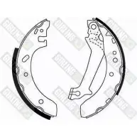 Тормозные колодки GIRLING 5186071 3322937450688 Ford Fiesta 4 (DX, JA, JB) Хэтчбек 1.8 DI 75 л.с. 2000 – 2002 5V P82MU