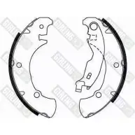 Тормозные колодки GIRLING L 2AYC Fiat Marea (185) 1 Седан 5186546 3322937452958