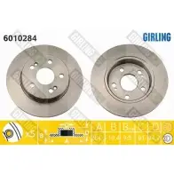 Тормозной диск GIRLING 2289789 YO KZNN 3322937454525 6010284