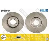 Тормозной диск GIRLING KB8IXR 8 3322937453399 2289795 6011004