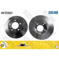 Тормозной диск GIRLING 6015993 Mercedes G-Class (W463) 2 Внедорожник 4.0 G 500 (4634) 422 л.с. 2015 – 2024 3 V4C7 3322937456079