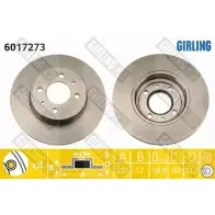 Тормозной диск GIRLING DUN KH 3322937454730 6017273 2289946