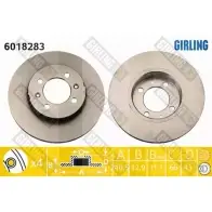 Тормозной диск GIRLING 2289980 9P3 4O 3322937455119 6018283