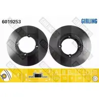 Тормозной диск GIRLING 2289996 KF8 OU 3322937456505 6019253