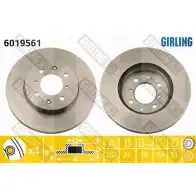 Тормозной диск GIRLING 3322937456901 6019561 VQ 3Z2 2290004