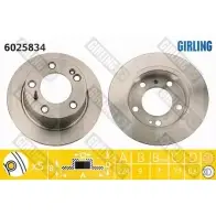Тормозной диск GIRLING 6025834 3322937457052 DT7XS DM 2290051