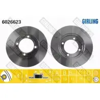 Тормозной диск GIRLING 2290102 M O6IF 6026623 3322937457090