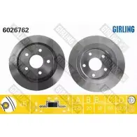 Тормозной диск GIRLING 6026762 2290110 XAX MP3A 3322937457328