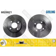 Тормозной диск GIRLING 6026821 3322937456659 Ford Escort 7 (FA) 1995 – 2001 8 N1HL