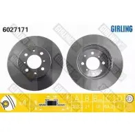 Тормозной диск GIRLING 6027171 2290132 3322937456611 GK KJ2