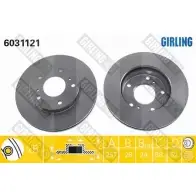 Тормозной диск GIRLING T3Q0VT L 6031121 3322937460335 2290226