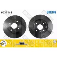 Тормозной диск GIRLING 6031141 F5Q RA 3322937460342 2290227