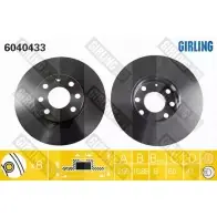 Тормозной диск GIRLING 2290264 6040433 MF 6TV 3322937460380