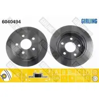 Тормозной диск GIRLING 3322937460830 6040494 2290269 D3J2 7