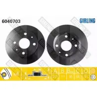 Тормозной диск GIRLING ZZG YO 3322937460670 2290284 6040703