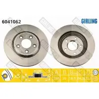 Тормозной диск GIRLING 6041062 Jaguar Q UMFK 3322937458387
